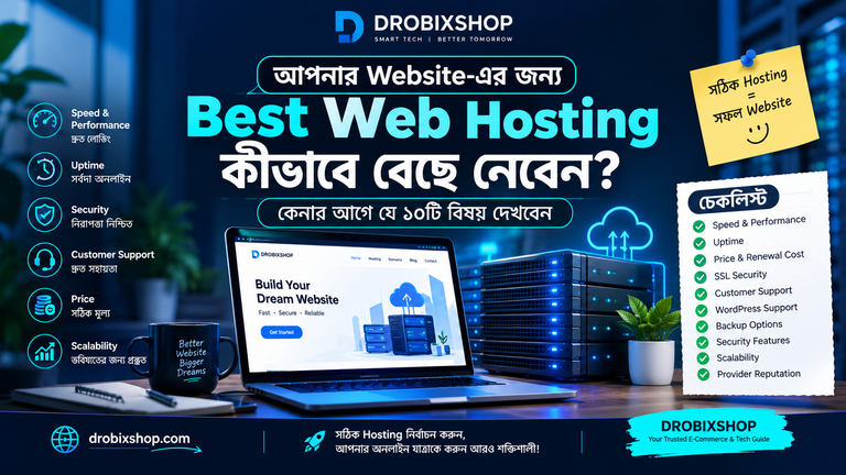 কীভাবে আপনার Website-এর জন্য Best Web Hosting বেছে নেবেন
